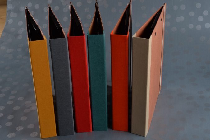 Ringbuchordner, Ringbücher, A5-Ringbuch, Leineneinband, Teschner-Werkraum Berlin