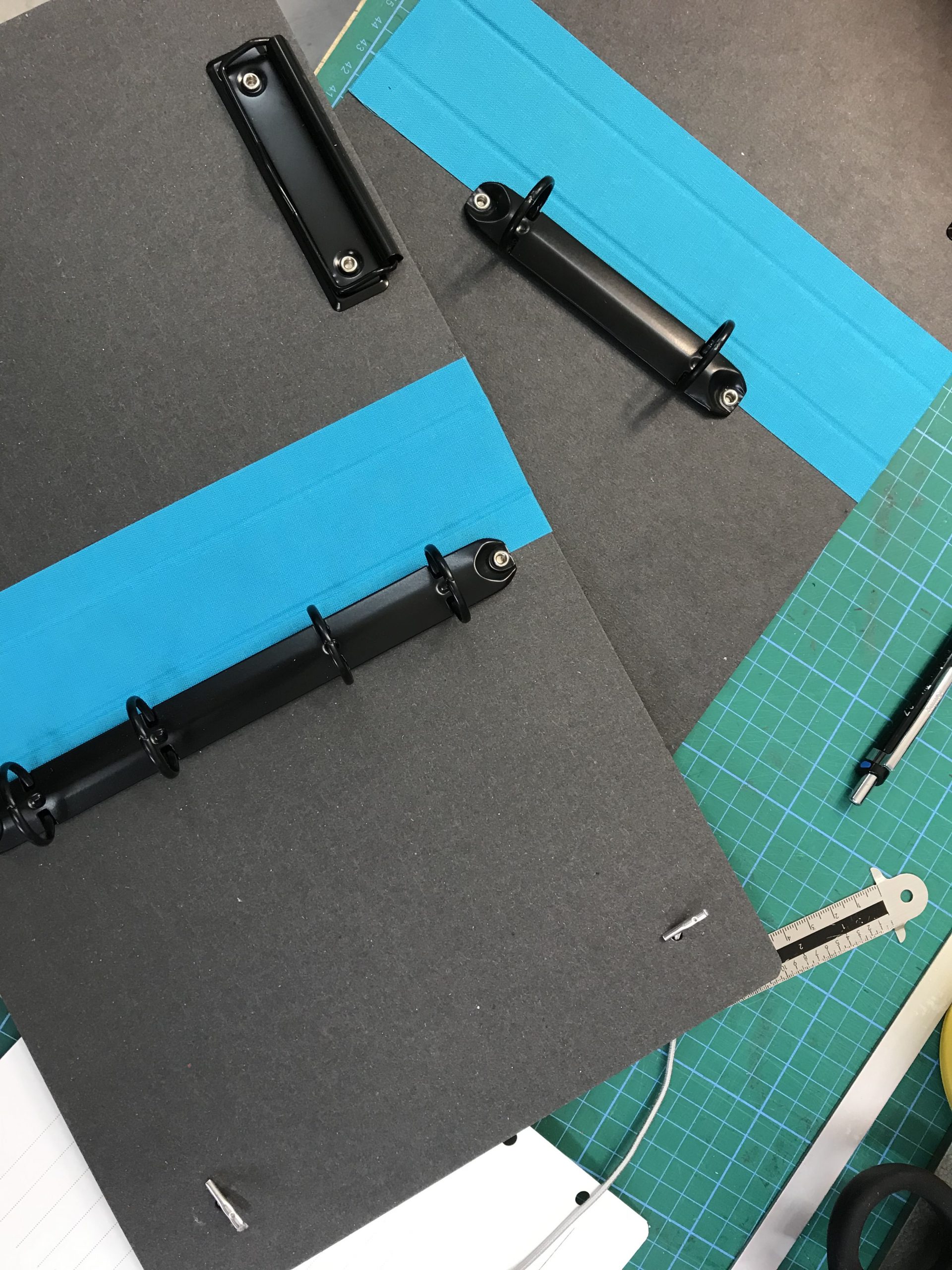 Ringmechanik für 15-Ringbuch zweifach oder vierfach